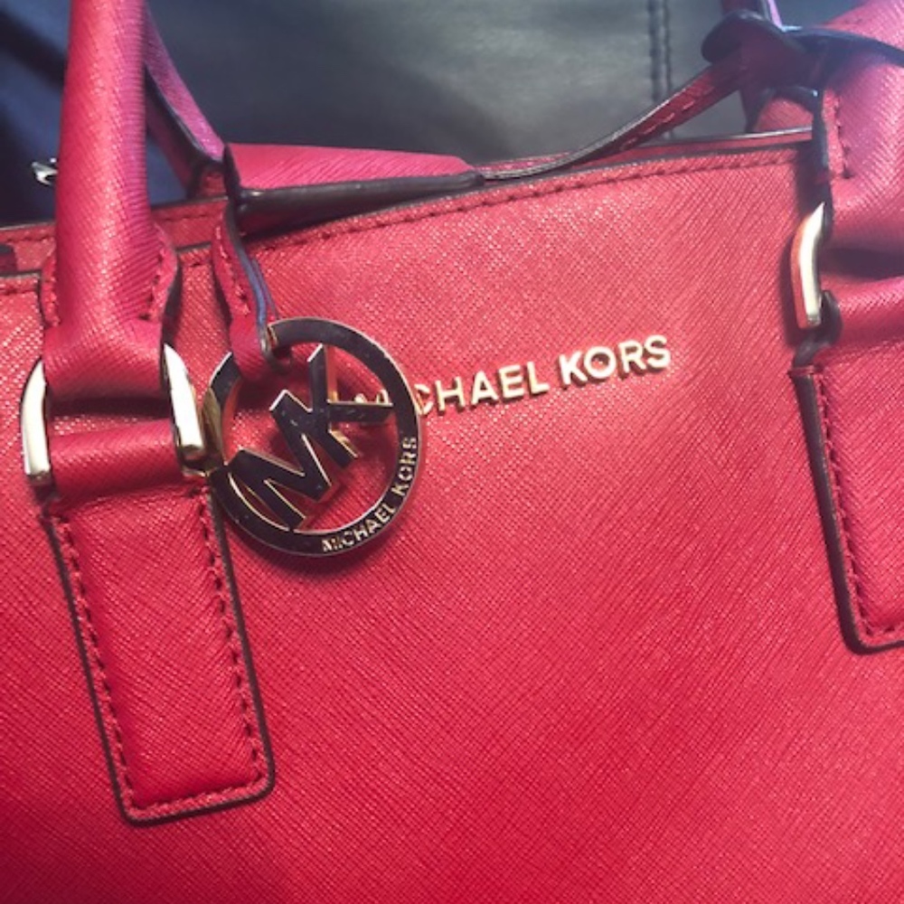 MICHAEL KORS SMALL CROSS BODY LEATHER HANDBAG - Picture 3 of 5